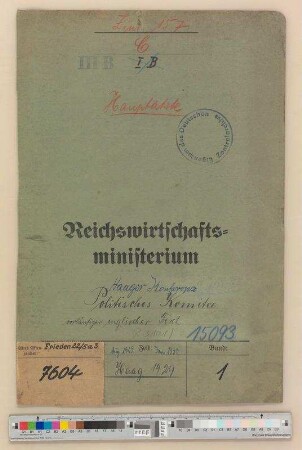 Haager Konferenz.- Politisches Komitee