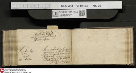 Stammbuch des Gottfried Crusius (Cruse) aus Stendal