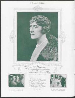 La visita de la princesa María Luisa de Schleswig Holstein