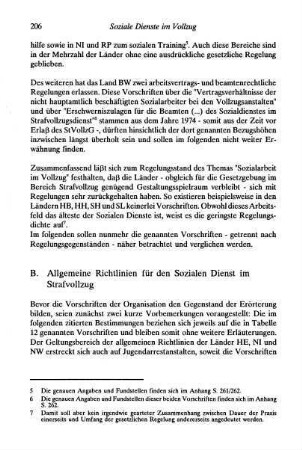206-221, B. Allgemeine Richtlinien für den Sozialen Dienst im Strafvollzug