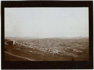 Zw. Stiftung u. Galiläakuppe Blick n. O. [Jerusalem]
