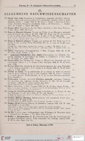 II. Allgemeine Naturwissenschaften (Nr. 374 - 402b)