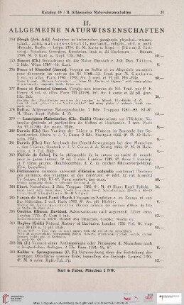 II. Allgemeine Naturwissenschaften (Nr. 374 - 402b)