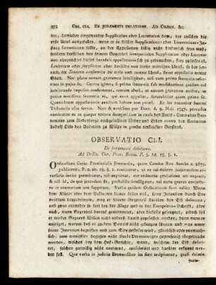 Observatio CLI - Observatio CXCVIII