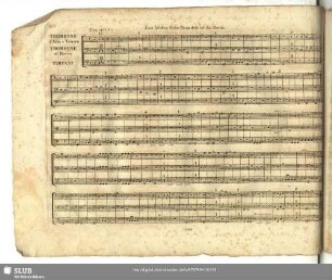 Denn dein ist das Reich (Trombone d'Alto e Tenore, Trombone di Basso, Timpani)