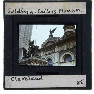 Cleveland, Soldiers' and Sailors' Monument : Detail der Monumentplastiken