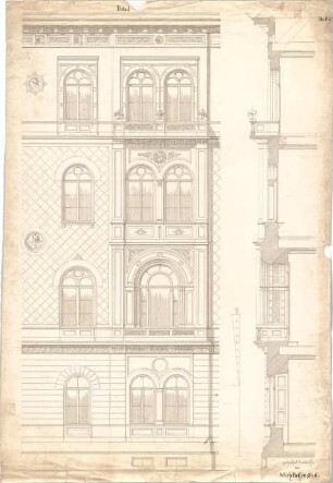 Reiffenstuel, Michael; Wohngebäude - Fensterachsen (Ansicht, Schnitt)
