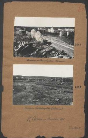 Louverval an der Straße Cambrai-Bapaume