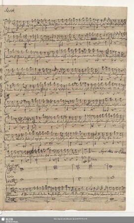 Recit[ativo] acc[ompagnato] / Arioso: O Herr des Himmels dessen Macht bishero so treu