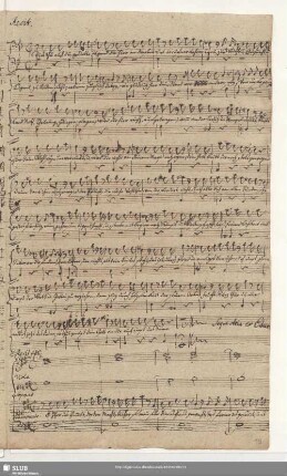 Recit[ativo] acc[ompagnato] / Arioso: O Herr des Himmels dessen Macht bishero so treu