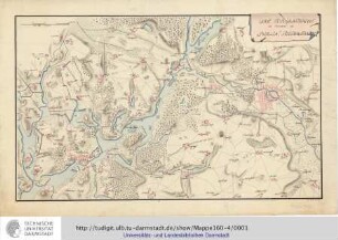 Carte Topographique des Environs de Berlin, Potsdam & Spandow / Cop. Fried. Weber