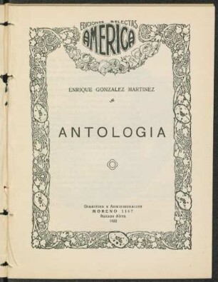 1922004900: Antología