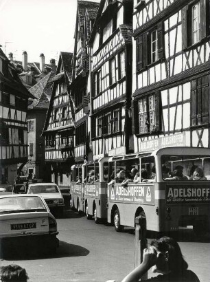 Touristen im Gerberviertel Straßburgs