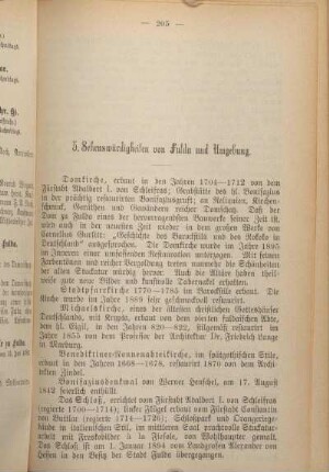 5. Sehenswürdigkeiten von Fulda und Umgebung