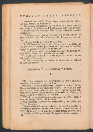 Capítulo V - Misterio y poesía