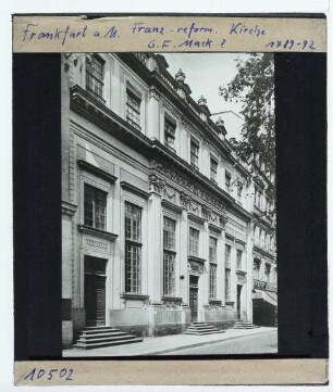 Frankfurt am Main, Französisch-reformierte Kirche : Außenansicht