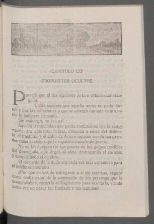 Capítulo LXI - Propósitos ocultos