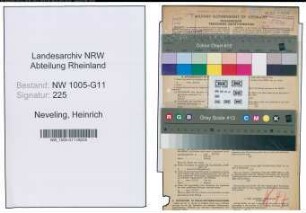 Entnazifizierung Heinrich Neveling , geb. 07.04.1884 (Tankwart)