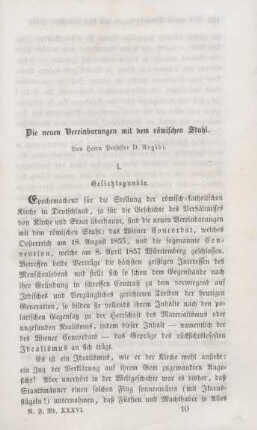 131-184 Die neuen Vereinbarungen mit dem römischen Stuhl