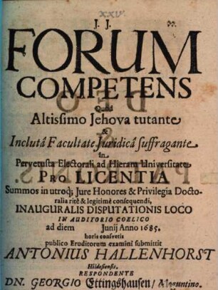 Forum competens