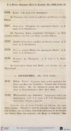 2. Apulisches (No. 1841 - 1846)