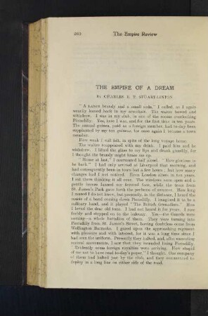 The Empire of a Dream