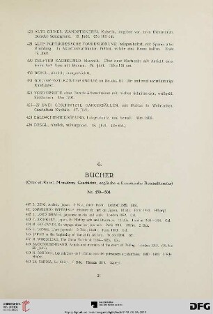 Bucher (Nr.430-504)