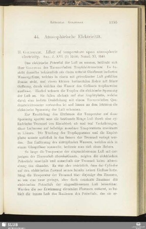 44. Atmosphärische Elektricität