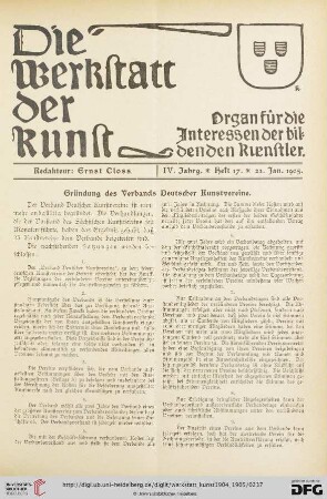 Gründung des Verbands Deutscher Kunstvereine