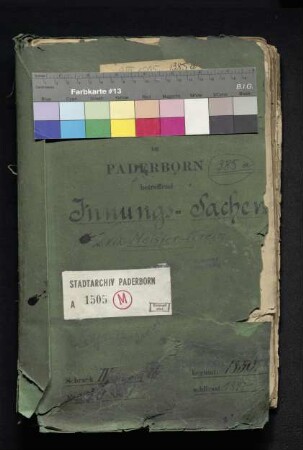 Innungs-Sachen und Katholischer Meister-Verein