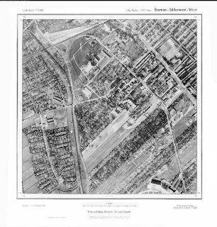 Bremen, Südervorstadt West, Gauß-Krüger-Koordinaten: Rechtswert: 3484, Hochwert: 5880