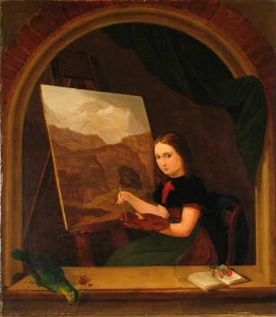 Junges Mädchen an der Staffelei ("Jungfrau Ruppe")
