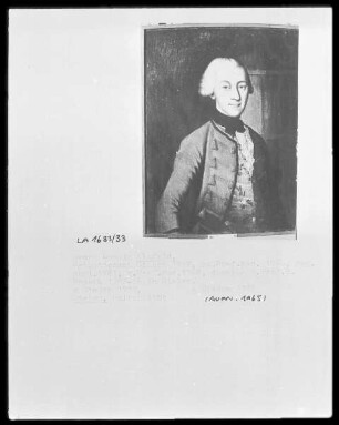 Bildnis des Giessener Universitätsprofessors Georg Ludwig Alefeld