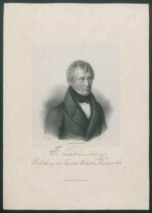 H. Lichtenstein, Prof. ord. an der Friedr. Wilhelms Universität