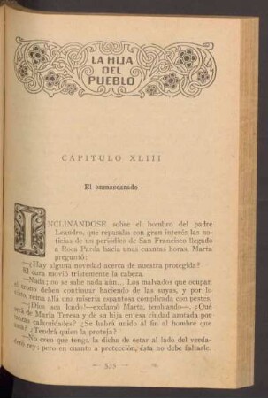 Capítulo XLIII - El enmascarado