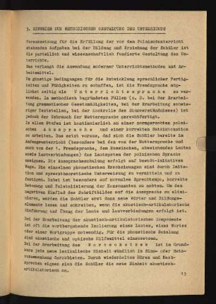 3. Hinweise zur methodischen Gestaltung des Unterrichts