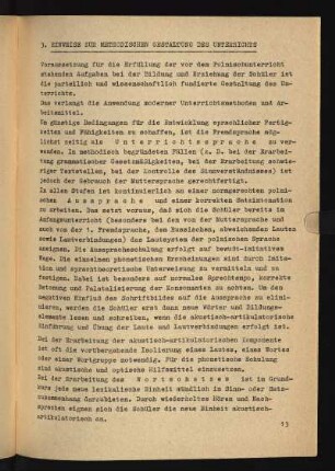 3. Hinweise zur methodischen Gestaltung des Unterrichts