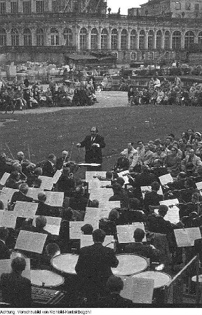 Dresden, Zwinger. Serenade, Juni 1953
