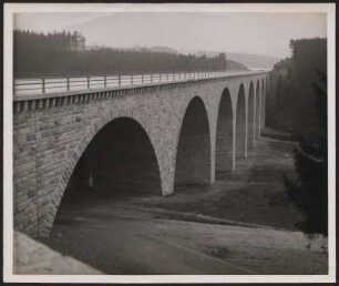 Saalebrücke Rudolphstein auf der Strecke "Leipzig-Bayreuth"