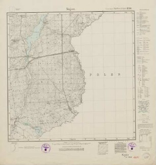 2669 (alte Nr.: 1256) Kujan, Meßtischblatt (4cm - Karte)