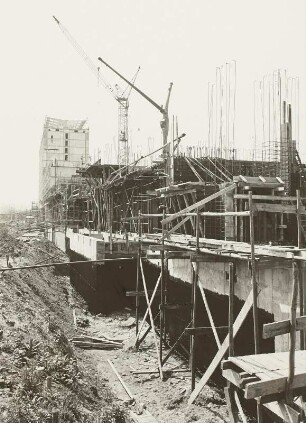 Dresden, Prager Str. Baustelle, 1966
