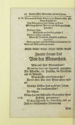 Zweiter Haupt-Teil Von den Monarchien
