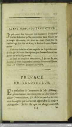 Préface Du Traducteur