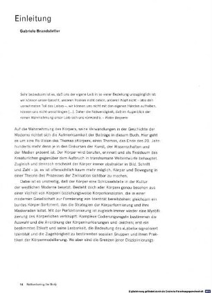 Einleitung zu "ReMembering the body"