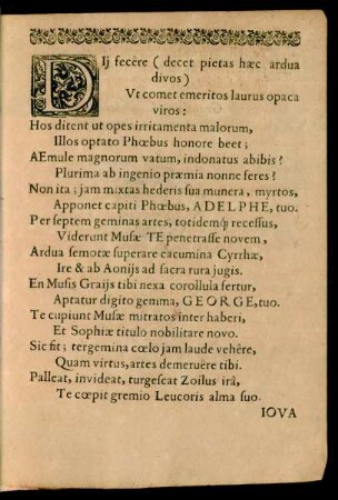 Dii fecere (decet pietas haec ardua divos) ...