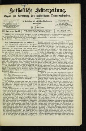 ¬Das¬ Züchtigungsrecht des Lehrers