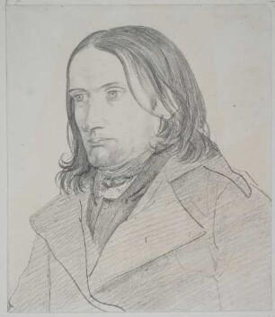 Bildnis des Malers Theodor Rehbenitz en face, dreiviertel nach links