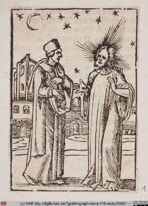 Jesus und Nikodemus.