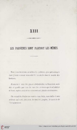 XIII Les parvenus sont partout les mêmes