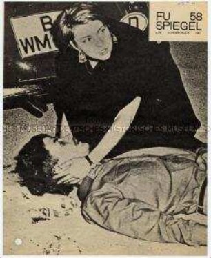 Sonderdruck des "FU Spiegel" zum Tod von Benno Ohnesorg bei einer Protestdemonstration gegen den Besuch des Schahs von Persien in Berlin (West)